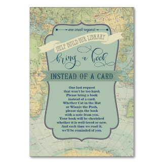 本の男の赤ちゃんの冒険のシャワーの挿入物カードを持って来て下さい テーブルナンバー