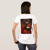 本の癒し手 - 超現実主義芸術 Tシャツ (裏面フル)