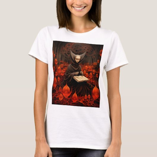 本の癒し手 - 超現実主義芸術 Tシャツ (正面)