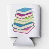 本の積み重カラフルね 缶クーラー (裏面)