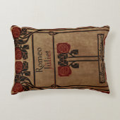 本の素朴カバークッションRomeoとジュリエット アクセントクッション (正面)