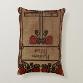 本の素朴カバークッションRomeoとジュリエット アクセントクッション (裏面(縦))