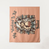 本の至福：ガールアミンスト本 タペストリー (正面)