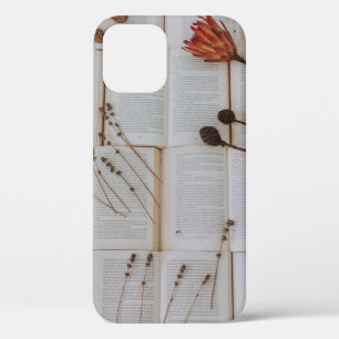 本の花の乾燥 iPhone 12ケース