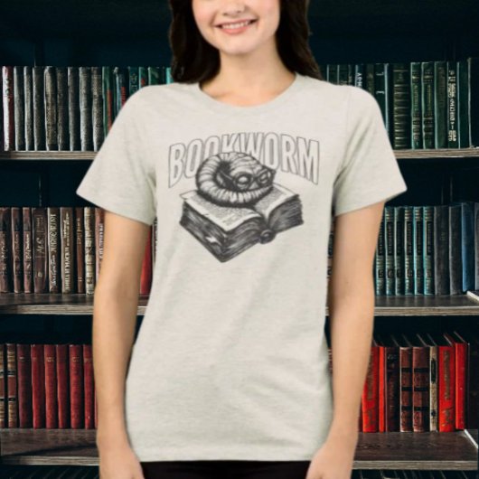 本の虫がうれしい読書Tシャツ トライブレンドTシャツ