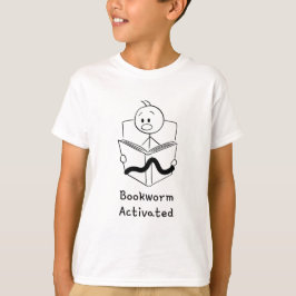 本の虫が活性化 | かわいい読書Tシャツ Tシャツ
