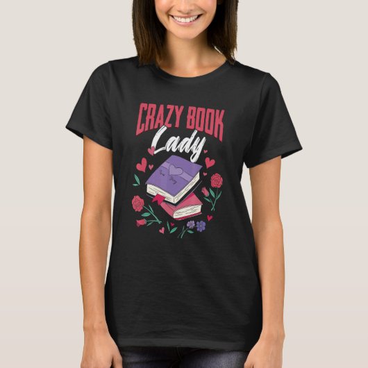 本の虫ささやき師 先生 司書 Tシャツ (正面)