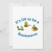 本の虫になってもいいよ 招待状 (裏面)