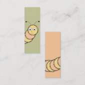 本の虫のしおりの名刺 スキニー名刺 (正面/裏面)