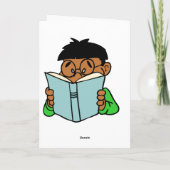 本の虫のバースデー・カード カード (裏面)