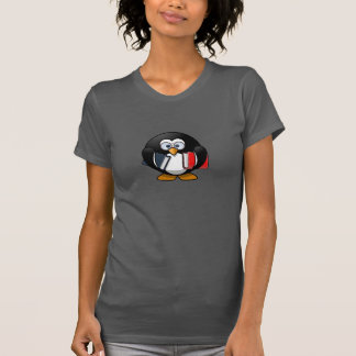 本の虫のペンギン Tシャツ