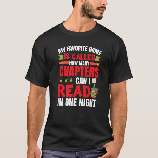 本の虫の読書本 Tシャツ (正面)