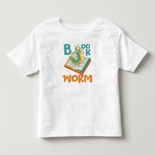本の虫キッズ トドラーTシャツ (正面)