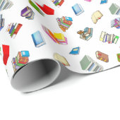 本の虫パターン ラッピングペーパー (ロールコーナー)