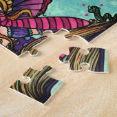 "本の虫妖精の"のパズルハナリン ジグソーパズル (側面)