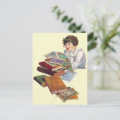 本の虫読はファッション誌 ポストカード (スタンド正面)