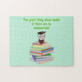 本の虫 ジグソーパズル (横)