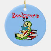 本の虫 セラミックオーナメント (裏面)
