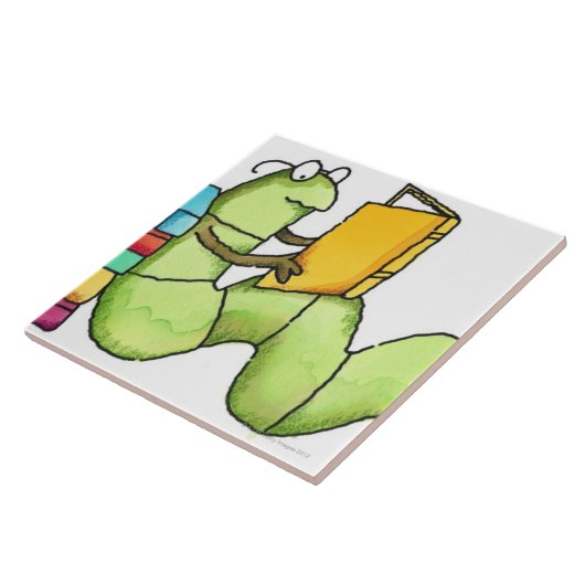 本の虫 タイル (側面)