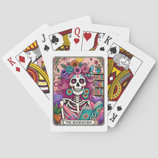 本の虫 トランプ (裏面)