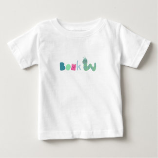 "本の虫" 幼児用Tシャツ ベビーTシャツ