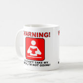 本の虫 本の愛好家 警告 冗談マグカップ トラベルマグ コーヒーマグカップ (正面左)
