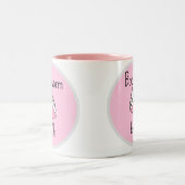 本の虫 本好き ツートーンマグカップ (中央)