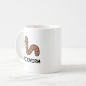 本の虫 楽しい本の愛好家 コーヒーマグカップ (正面左)