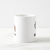 本の虫 楽しい本の愛好家 コーヒーマグカップ (中央)