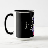 本の表紙で判断するな。本好き マグカップ (左)