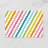 本の要求|アイスキャンデーのベビーシャワーのエンクロージャカード 名刺 (裏面)