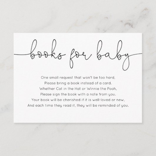 本の要求、カードの代りの男女兼用な本 エンクロージャーカード (正面)