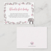 本の要求|ベビーシャワーの招待状の挿入物カード エンクロージャーカード (正面/裏面)