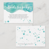 本の要求|ベビーシャワーの招待状の挿入物カード エンクロージャーカード (正面/裏面)