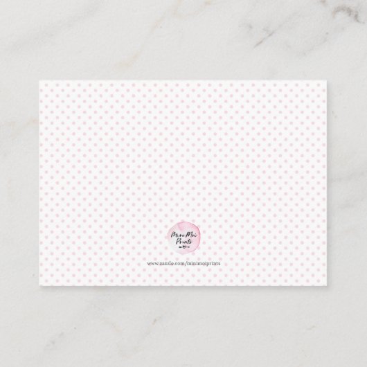 本の要求|ベビーシャワーの本の挿入物カード エンクロージャーカード (裏面)