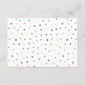 本の要求|一致のベビーシャワーのエンクロージャカード エンクロージャーカード (裏面)