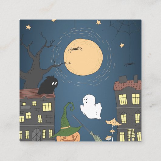 本の要求|小さい魔法使いのベビーシャワーの挿入物 エンクロージャーカード (裏面)