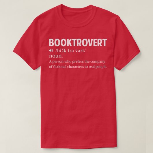 本の詳細おもしろい定義ブックラバーギフト Tシャツ (デザイン正面)