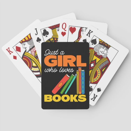 本の読み手が大好きな少女 トランプ (裏面)