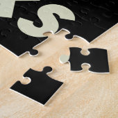 本の贈り物が大好きな女の子 ジグソーパズル (側面)