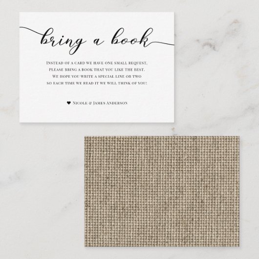 本の赤ちゃんシャワーエンクロージャーのラップの袋を持って来る 名刺 (正面/裏面)