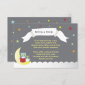 本の赤ちゃんシャワーカードを持って来る エンクロージャーカード (正面/裏面)