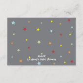 本の赤ちゃんシャワーカードを持って来る エンクロージャーカード (裏面)