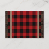 本の赤ちゃんシャワー囲い格子材を持ってくる 名刺 (裏面)