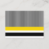 本の赤ちゃんシャワー囲い白黒のプレイド エンクロージャーカード (裏面)