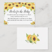 本の赤ちゃんシャワー挿入カードを持って来る プレイスカード (正面/裏面)