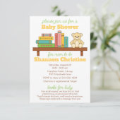 本の赤ちゃんシャワー |ベビー 招待状 (スタンド正面)