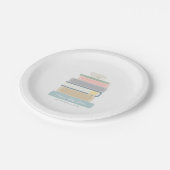 本の赤ちゃんシャワー ペーパープレート (アングル)