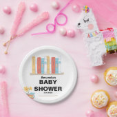 本の赤ん坊シャワー、ブランチと本男女兼用、 ペーパープレート (パーティー)