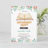 本の退職パーティーの招待状 招待状 (スタンド正面)